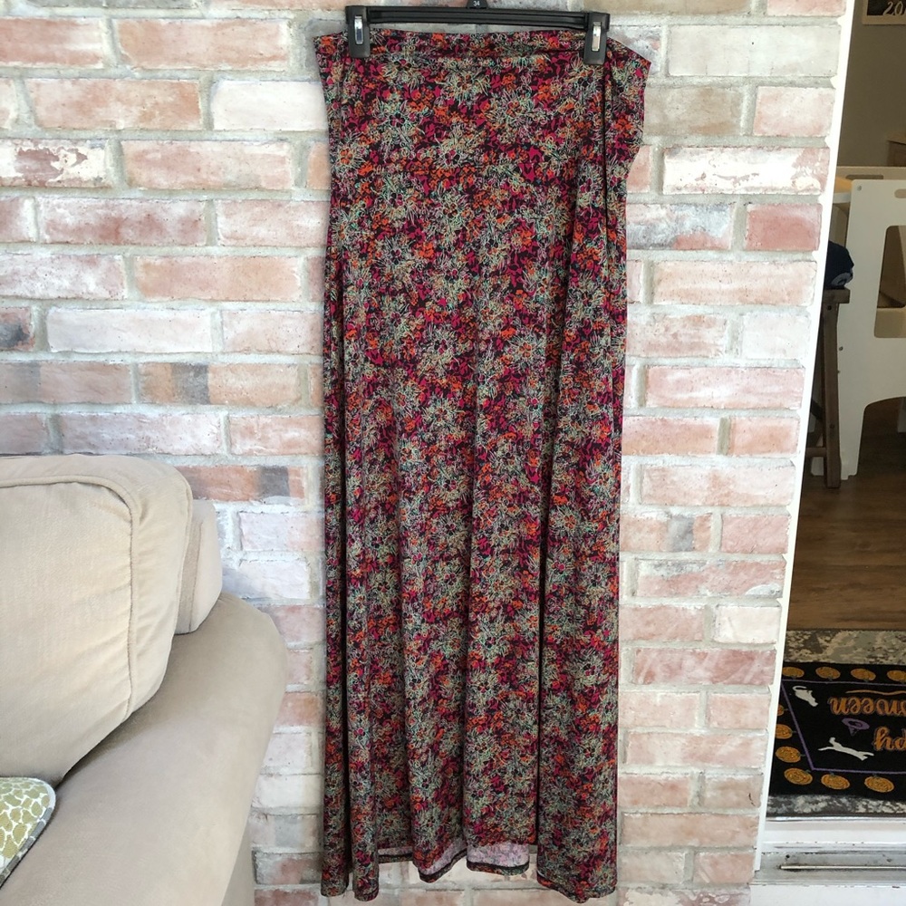 LuLaRoe Black Maxi Dress L